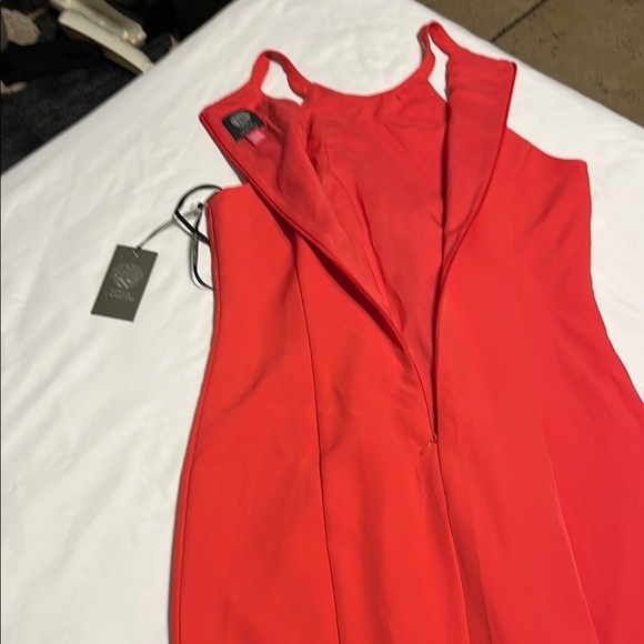 Vince Camuto pink One Shoulder Sheath Dress Size 6 - Picture 6 of 10